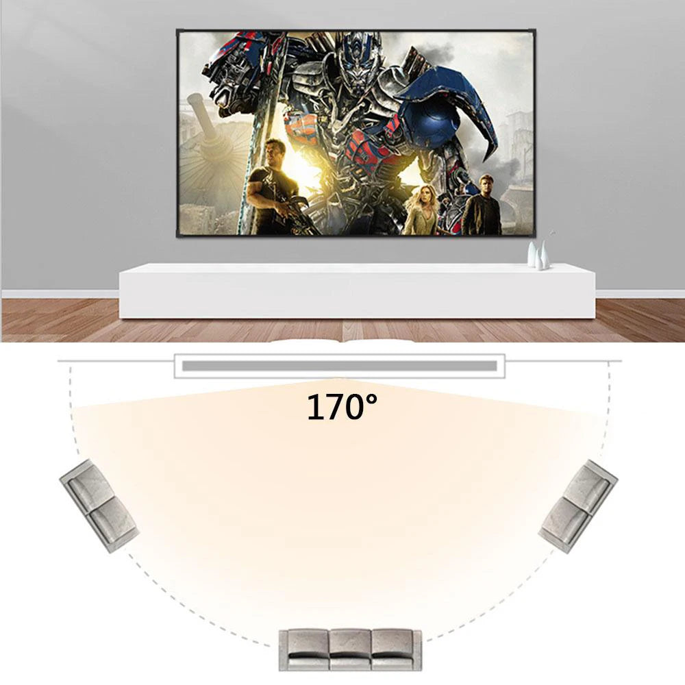 Écran de projection pliable 16:9 – 60 à 120 pouces
