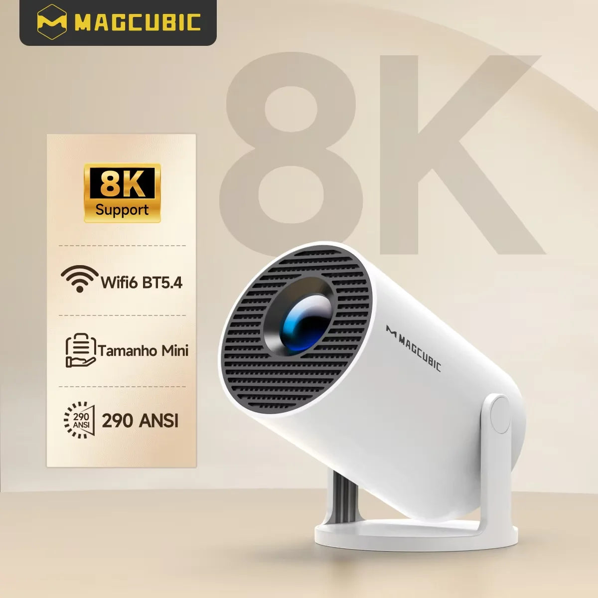GalaxyDream Cinéma – Vidéoprojecteur Portable Android 14 (HY300 Pro)